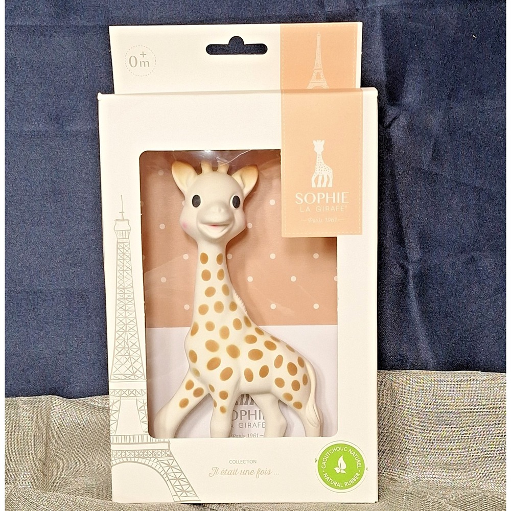 Vulli Sophie The Giraffe Baby Natural Rubber Sensory Toy La Girafe Paris 616400